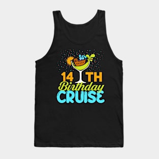 Funny 14th Birthday Cruise Tank Top